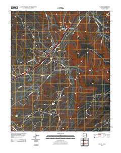 Lupton 2010 topographic map thumbnail