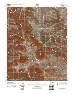 La Cinta Canyon 2010 topographic map thumbnail