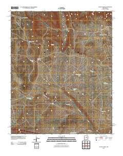 Jacinto Mesa 2010 topographic map thumbnail