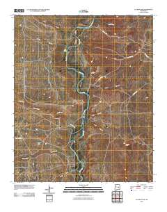 La Espia Peak 2010 topographic map thumbnail