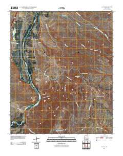 La Joya 2010 topographic map thumbnail