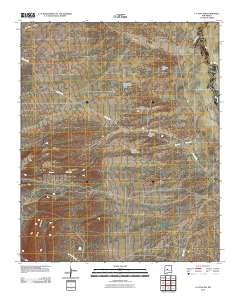 La Joya NW 2010 topographic map thumbnail
