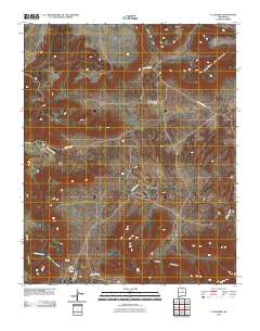 La Liendre 2010 topographic map thumbnail