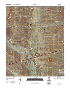 La Mesita Negra 2010 topographic map thumbnail