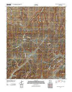 Hard Ground Flats 2010 topographic map thumbnail