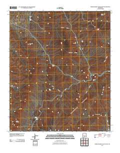 Hardscrabble Mountains 2010 topographic map thumbnail