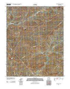 Lybrook SE 2010 topographic map thumbnail