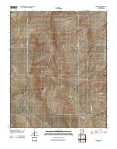 Pedernal 2010 topographic map thumbnail