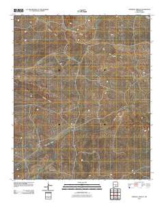 Pedernal Arroyo 2010 topographic map thumbnail