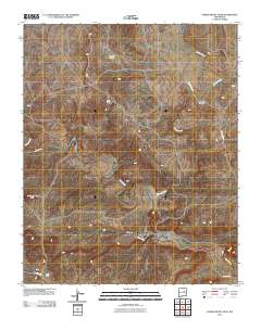 Pedro Miguel Peak 2010 topographic map thumbnail