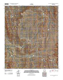 Owl Tank Canyon West 2010 topographic map thumbnail