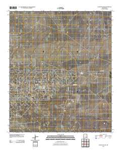 Lovington SW 2010 topographic map thumbnail