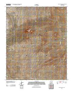 Pino Mountain 2010 topographic map thumbnail