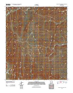 Nelson Canyon West 2010 topographic map thumbnail