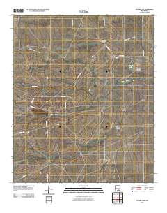 Peters Lake 2010 topographic map thumbnail