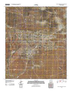 Paduca Breaks East 2010 topographic map thumbnail