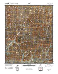 Oak Spring 2010 topographic map thumbnail