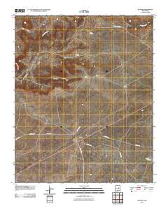 Pastura 2010 topographic map thumbnail