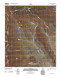 Oscura Peak 2010 topographic map thumbnail
