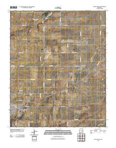 Mountainair 2010 topographic map thumbnail