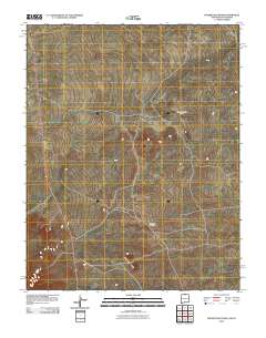 Pinabetoso Peaks 2010 topographic map thumbnail