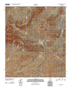 Lazy E Ranch 2010 topographic map thumbnail