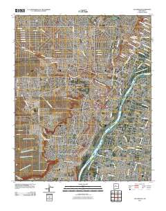 Los Griegos 2010 topographic map thumbnail