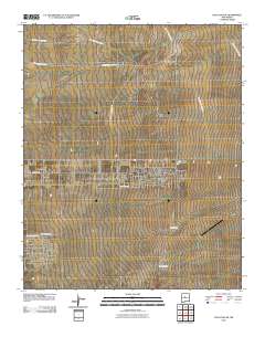 Los Lunas SE 2010 topographic map thumbnail