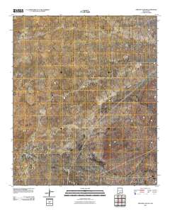 Pipeline Canyon 2010 topographic map thumbnail