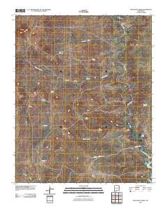 Montesito Creek 2010 topographic map thumbnail