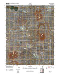 Kiowa 2010 topographic map thumbnail