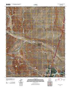 San Acacia 2010 topographic map thumbnail