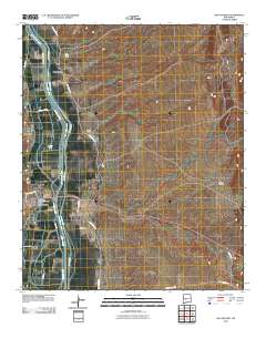 San Antonio 2010 topographic map thumbnail