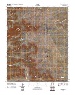 San Ramon 2010 topographic map thumbnail