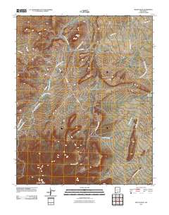 Mitten Rock 2010 topographic map thumbnail