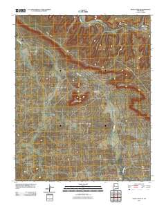 Seven Lakes NE 2010 topographic map thumbnail