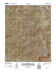 Seven Lakes SE 2010 topographic map thumbnail