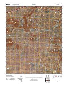 Quemado Hills 2010 topographic map thumbnail