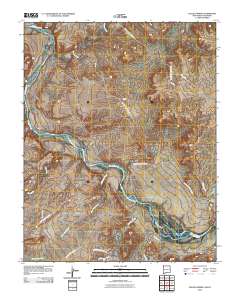 Sallies Spring 2010 topographic map thumbnail