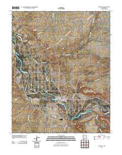 Shiprock 2010 topographic map thumbnail