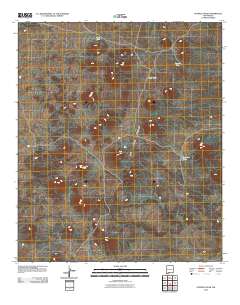 Potrillo Peak 2010 topographic map thumbnail