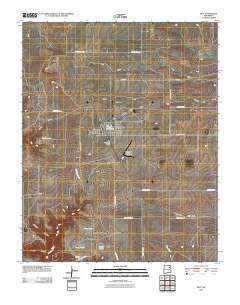 Roy 2010 topographic map thumbnail