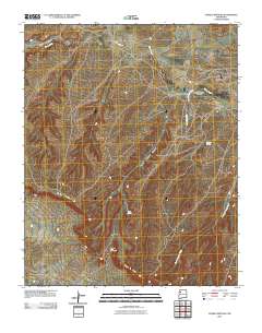 Pueblo Pintado 2010 topographic map thumbnail