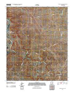 Puerto De Luna 2010 topographic map thumbnail