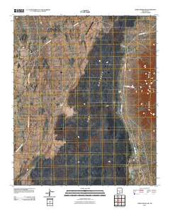 Three Rivers NW 2010 topographic map thumbnail