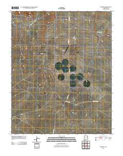 Rosebud 2010 topographic map thumbnail
