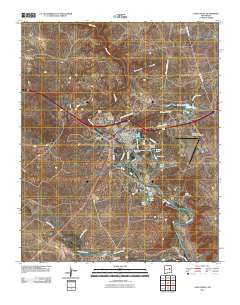 Santa Rosa 2010 topographic map thumbnail