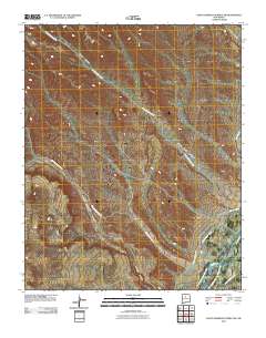 Santo Domingo Pueblo SW 2010 topographic map thumbnail