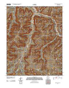 Smouse Mesa 2010 topographic map thumbnail