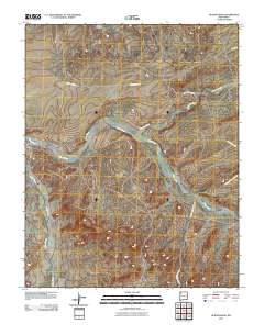 Hunter Wash 2010 topographic map thumbnail